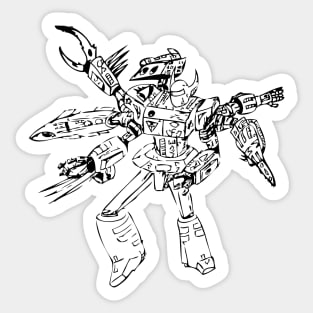 Six-Bo-Tron Sticker